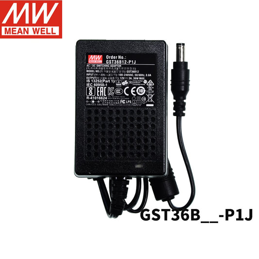 GST36B Mingwei P1J power adapter 36W B05/B09/B12/B24/B48V GS 5V7V9V