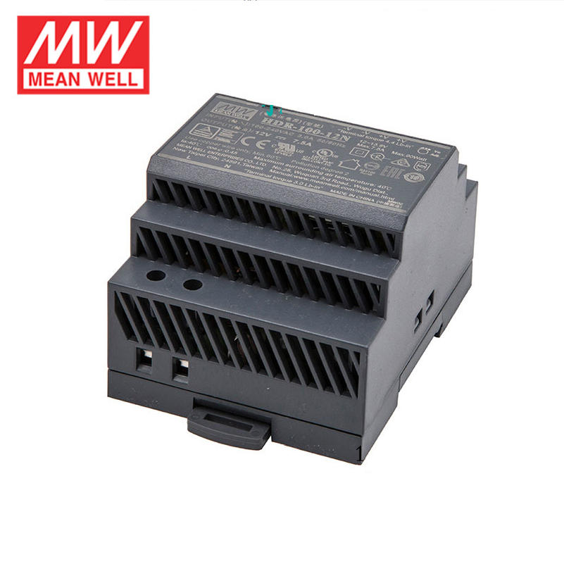 MEAN WELL HDR-100/12V/15V/24V/48V-N Guide rail type 100W DC switching power supply DR 100W