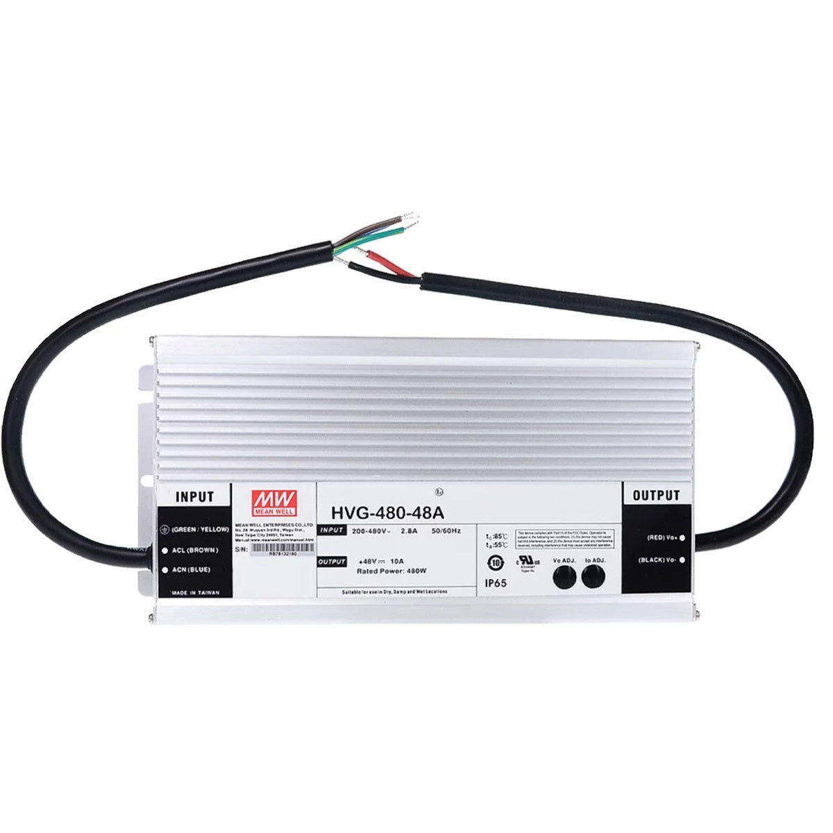 Mingwei Power supply HVG-480-24A/30A/48A/24AB/48B 480W dimming constant current LED driver