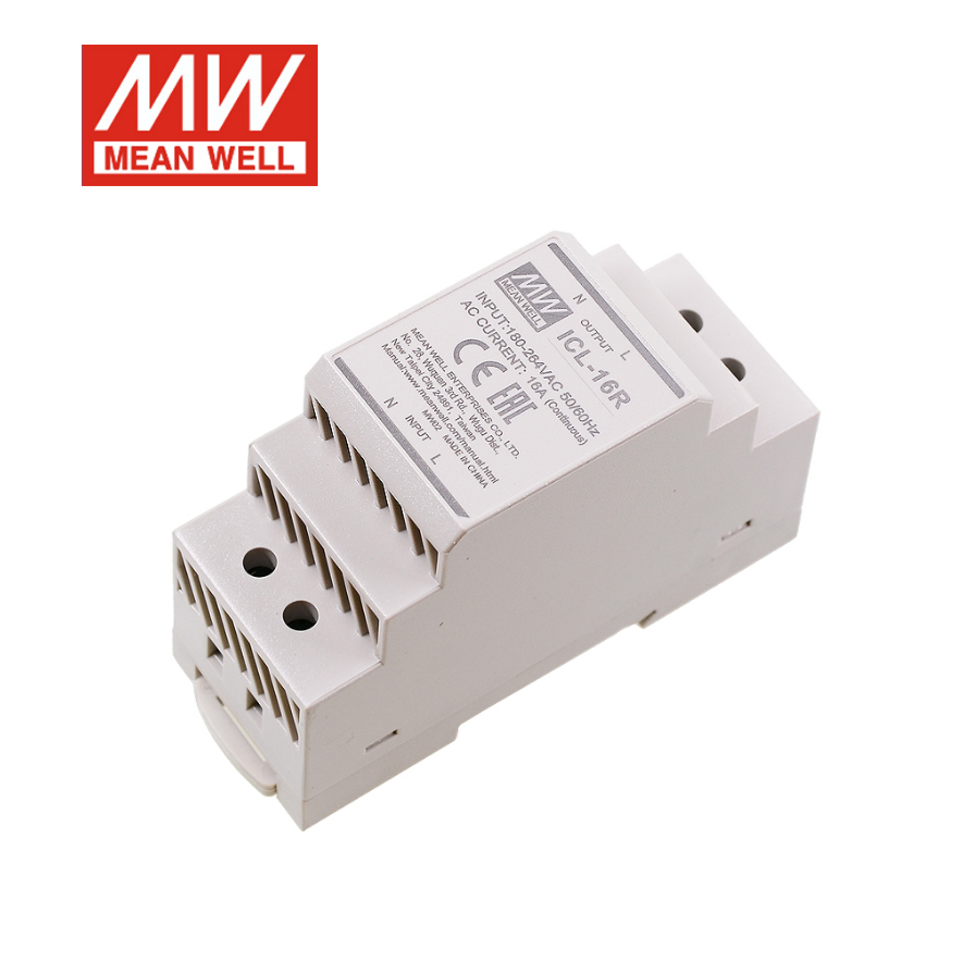 MEAN WELL Switching power supply ICL-16R/16L/28R/L AC surge current limiter rail type