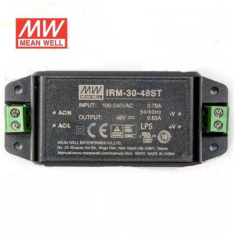 MEAN WELL  IRM-30 module Switching power supply 30W 5V12V15V24V48V Sealed plastic housing ST