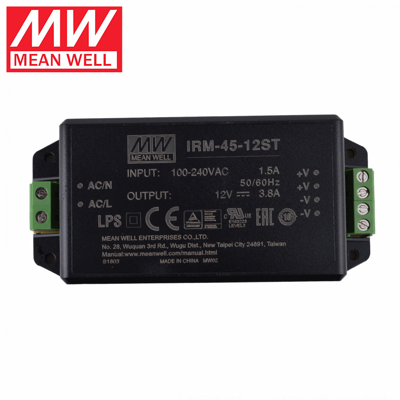 MEAN WELL IRM-45 module Switching power supply ST 45W 5V12V15V24V48V Terminal AC-DC module