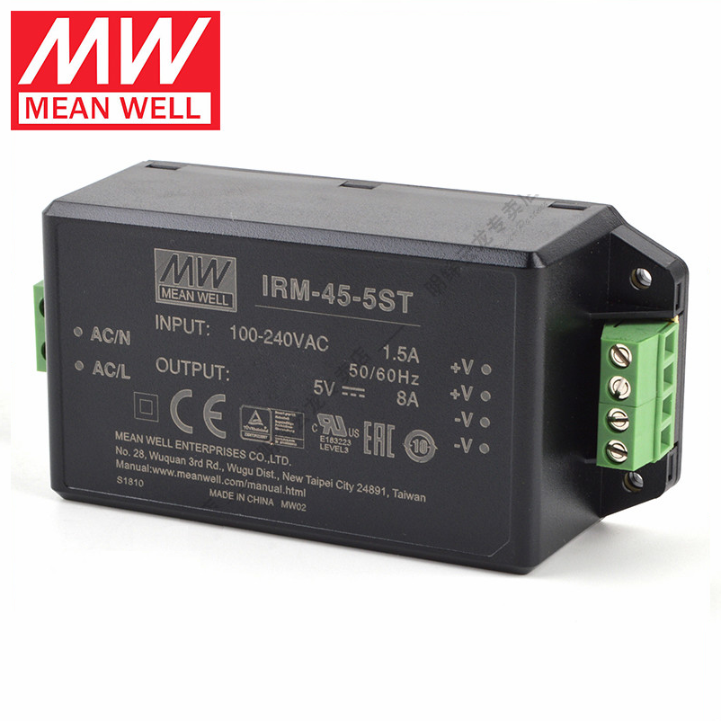 MEAN WELL IRM-45 module Switching power supply ST 45W 5V12V15V24V48V Terminal AC-DC module