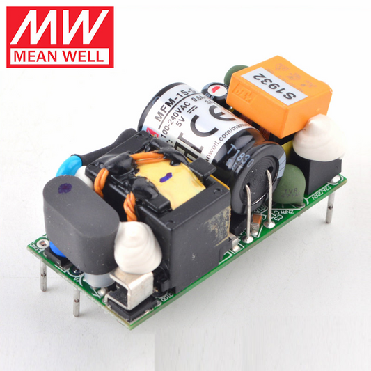 MEAN WELL  15W Green Medical Power MFM-15-3.3/5/12/15/24V substrate type supply