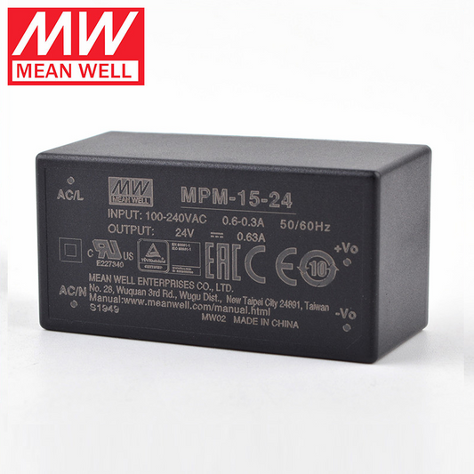 MEAN MELL  MPM-15 Switching power Supply 5W3.3/5/12/15/24V DC output medical power module