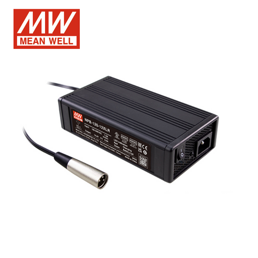 Ming Wei NBB-120W charger 12/24/48V lead-acid/Lithium battery TB/XLR PA/PB 13C27CN