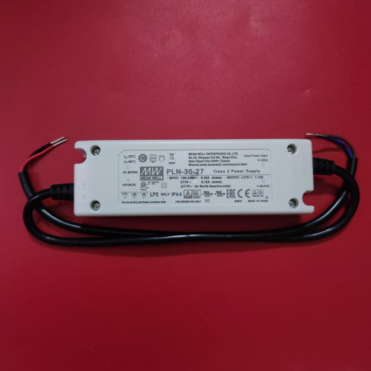 Taiwan Mingwei PLN-30 LED power supply 30W constant current 9/12/15/20/24/27/36/48 V IP64
