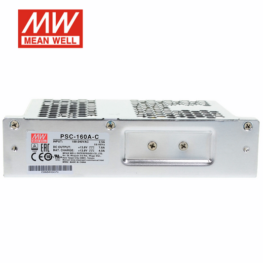 MEAN WELL  Security Power supply PSC-160A/160B-C 160W 12V/24v Battery charging UPS function case