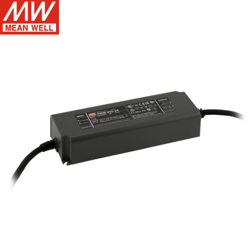 Light weft LED switching power supply PWM-200-12/24/36/48V 200W PWM output DA2 Dimming IP67