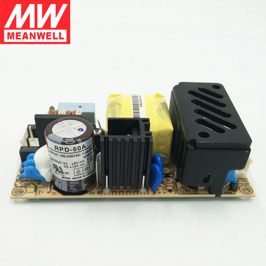 Mean Well  Switching power supply RPD-60B/60A Medical power supply PCB dual output 60W genuine guarantee