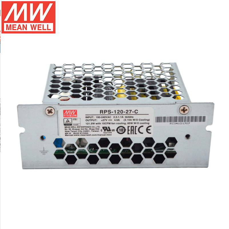 MEAN WELL  RPS-120 Medical 24V12V27V Switching Power Supply 15V48V Low leakage current MPS High Disturbance immunity C PCB