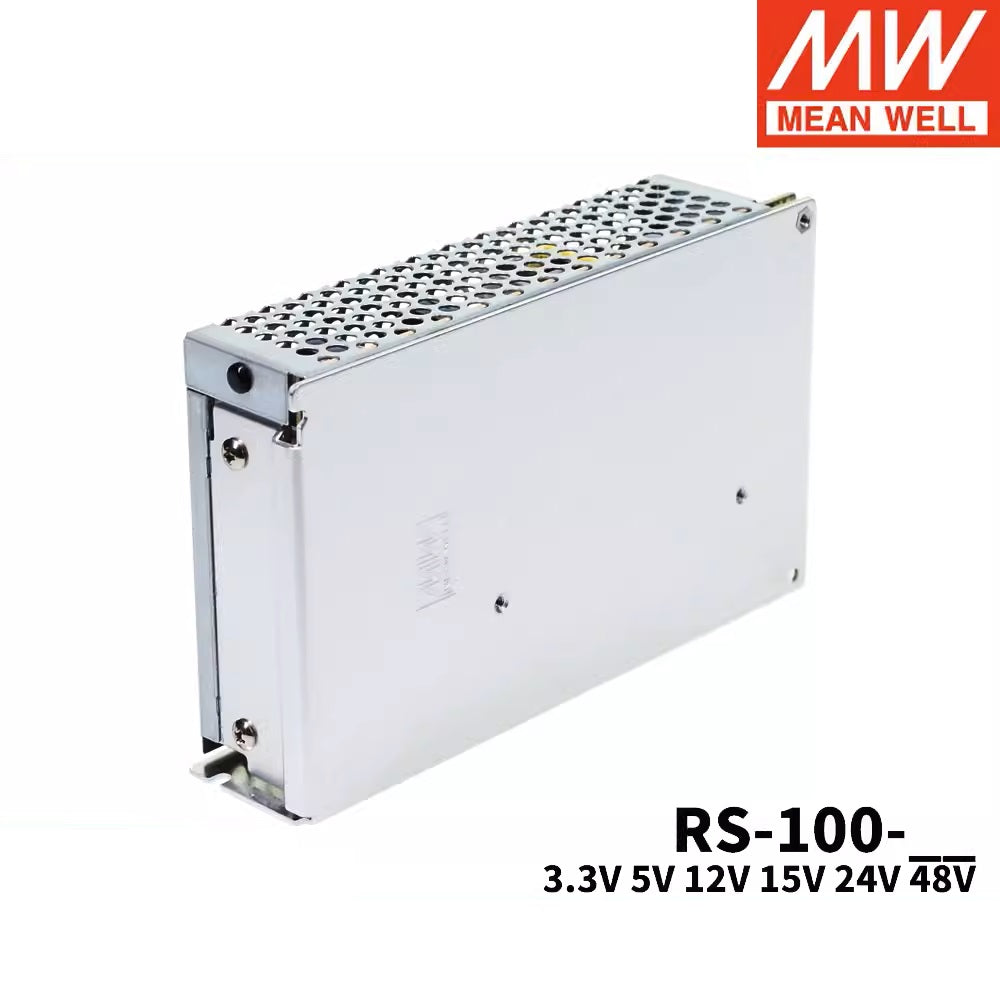 MEAN WELL RS-100 series Switching power supply RS-100-3.3 RS-100-5 RS-100-12 RS-100-15 RS-100-24 RS-100-48 100W