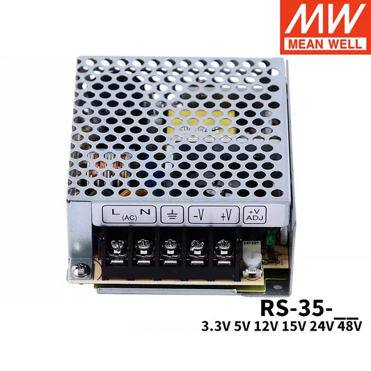 MEAN WELL RS-35 series RS-35-5 RS-35-12 RS-35-24 RS-35-48 Switching power supply 35W