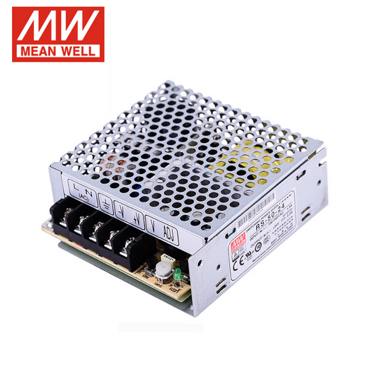 Taiwan Mingwei switching power supply 50W DC 5V10A replaces NES/RS display power supply LRS-50W