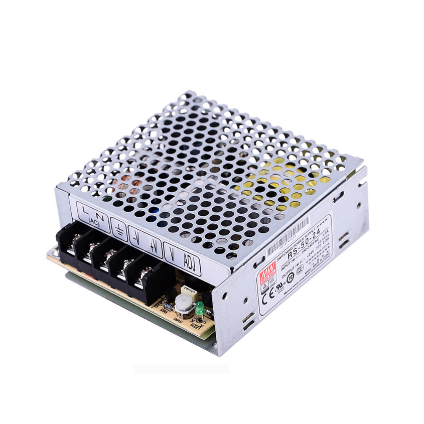 MEAN WELL Switching power supply RS-50 RS-50-3.3 RS-50-5 RS-50-12 RS-50-15 RS-50-24 RS-50-48 50W DC NES/S Voltage regulator 35