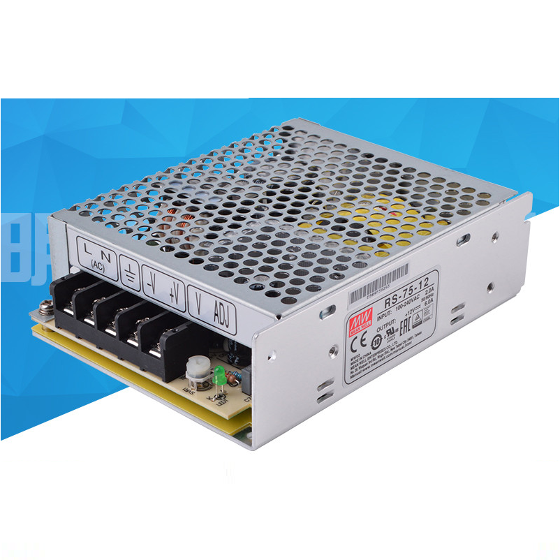 MEAN WELL RS-75 RS-75-3.3 RS-75-5 RS-75-12 RS-75-15 RS-75-24 RS-75-48 75W Single Output Switching Power Supply RS-75 series