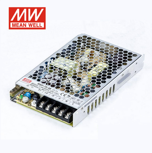 Ming weft switch power RSP-75W /15/27-5/7.5-24/3.3/75/12/13.5 / 48 v/75w Single Output with PFC Function