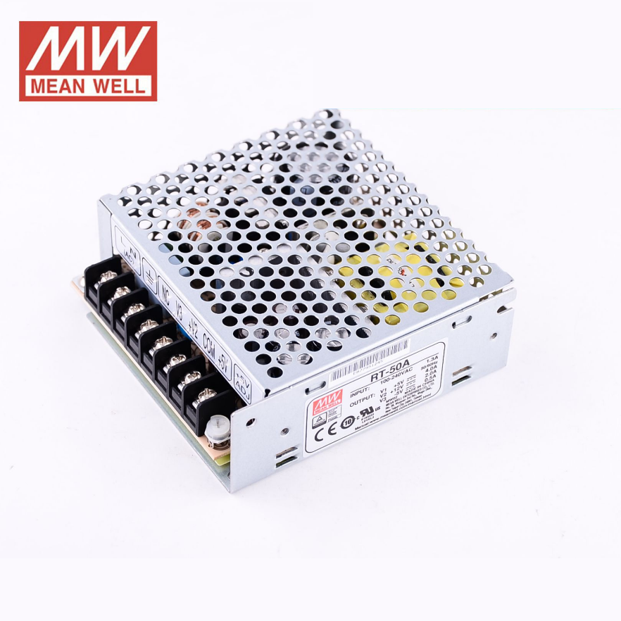 Mingwei RT-50A/50B/50C/50D three-way switching power supply 50W 5V/12V/15V/24V