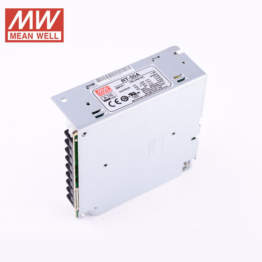 Mingwei RT-50A/50B/50C/50D three-way switching power supply 50W 5V/12V/15V/24V