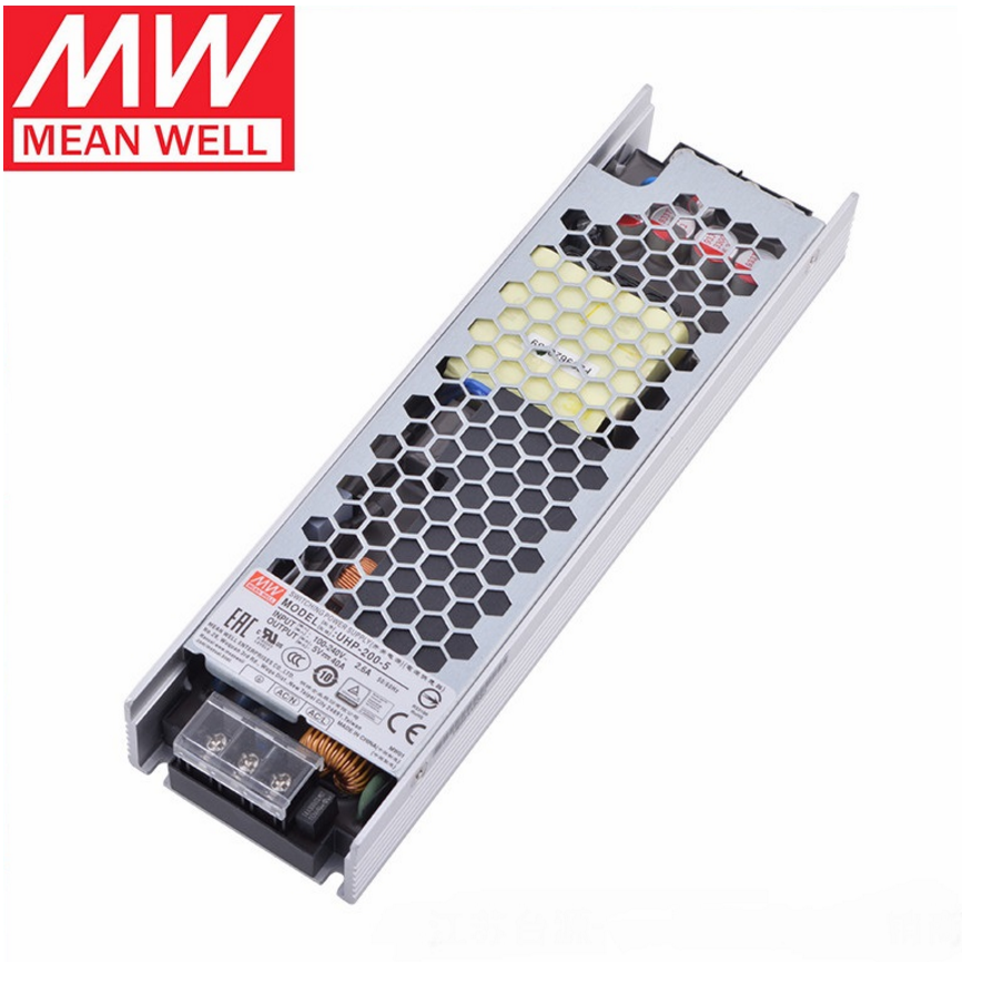 MEAN WELL UHP-200 Schaltnetzteil für LED-Anzeige 3,3 V 4,2 V 5 V 12 V 15 V 24 V 36 V 48 V 200 W PFC-Redundanzfunktion 
