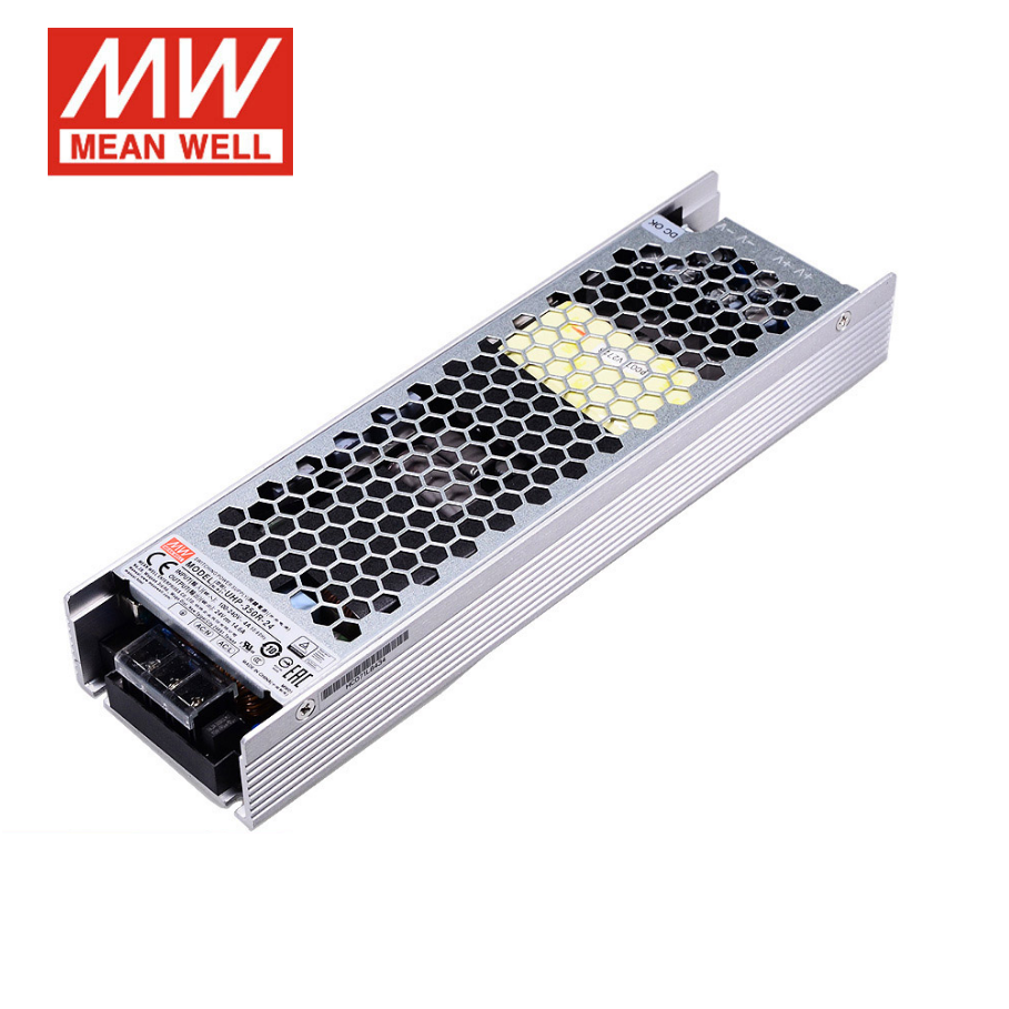 Mean Well  UHP-350R 3.3 4.2 5 12 15 24 36 48 55V Fanless design 350W Slim Type PFC Switching Power Supply Meanwell