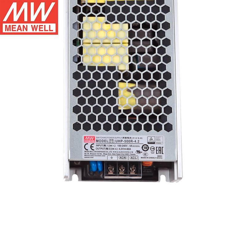 MEAN WELL UHP-500R DC OK Single Output switching power supply 500W for Led Display 4.2V 5V 12V 15V 24V 36V 48V PFC UHP-500R-24