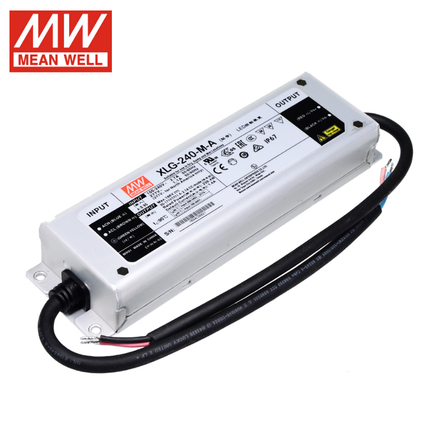 Taiwan Mingwei LED power supply XLG-240-H/M/L Constant power A/AB outdoor waterproof PFC driver