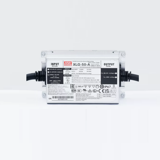 Taiwan Ming Wei switching power XLG-50-A/AB constant power with PFC 3-in-1 dimming LED driver 50W